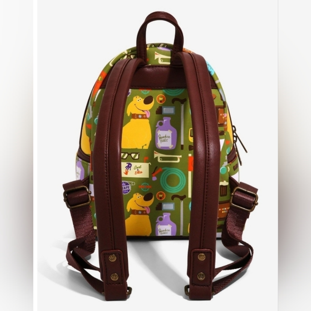 🎉❗️SALE❗️🎉 Loungefly Disney Pixar Up Dug & Knick-Knacks Mini Backpack - Picture 3 of 5
